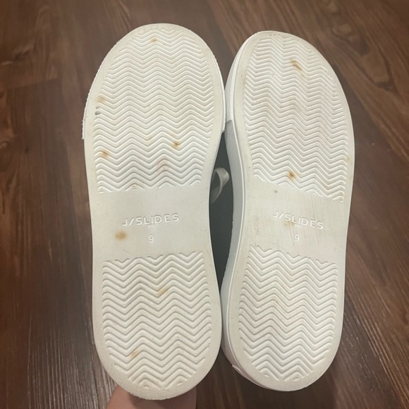 J/Slides Delilah Platform Leather Sneakers Size 9 - Picture 12 of 13